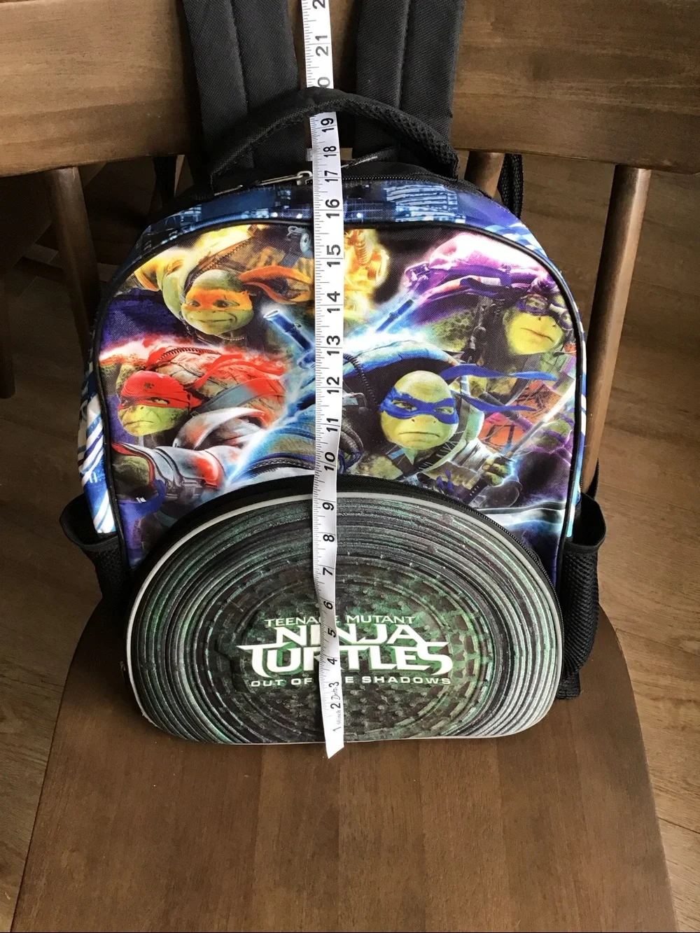2016 Teenage Mutant Ninja Turtles: Out of the Shadows backpack/ full size